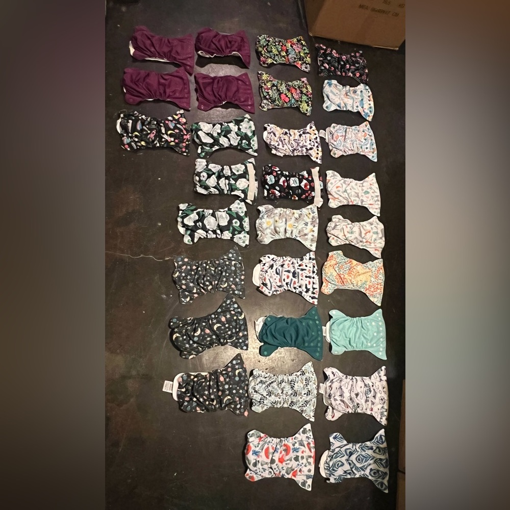 Used/second hand Thirsties newborn cloth diapers BUNDLE!!!!